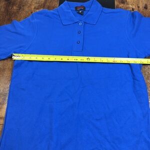 OTTO Blue Blouse Classic Design Short Sleeves